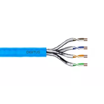 DIGITUS montavimo kabelis - CAT6a - U/FTP - AWG 23/1 - 100m - Mėlynas