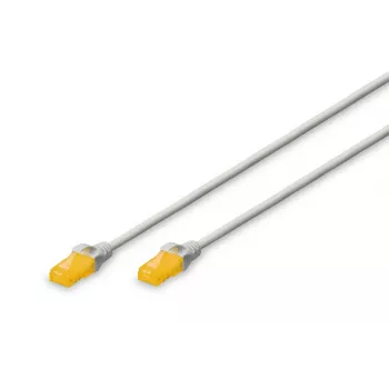 Tinklo kabelis Digitus CAT 6A U/UTP Slim Patch Cord RJ-45 Cat6a 1m pilkas