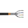 DIGITUS montažinis kabelis - Cat 7 - S/FTP - AWG 23/1 - 500 m - Juodas