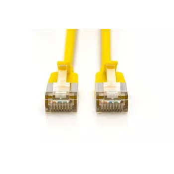 Tinklo kabelis Digitus DK-1632-A-015S-Y 1,5m Cat6a F/FTP geltonas