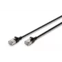 DIGITUS plonas jungiamasis laidas CAT6A F/FTP 1,5 m juodas