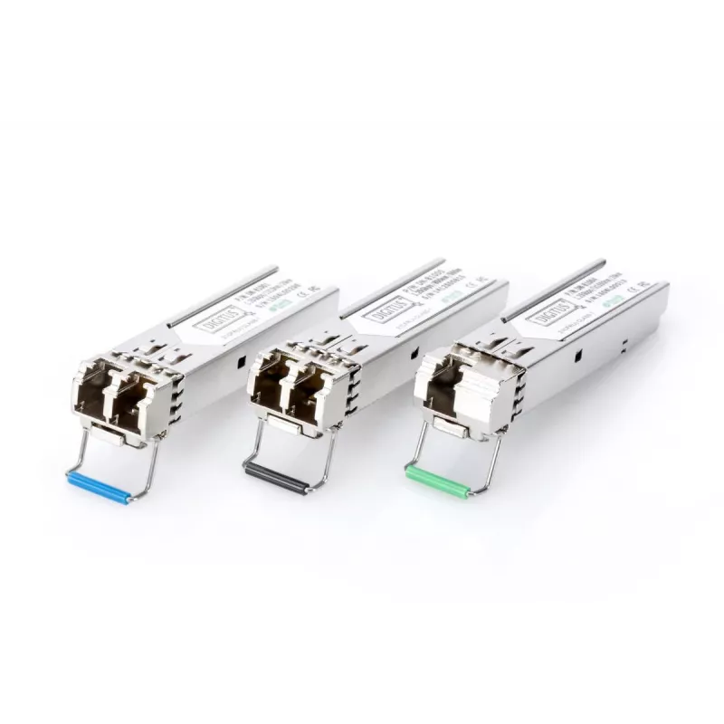DIGITUS 1.25 Gbps SFP modulis, iki 20 km vienmodis, LC Duplex jungtis 1000Base-LX, 1310nm