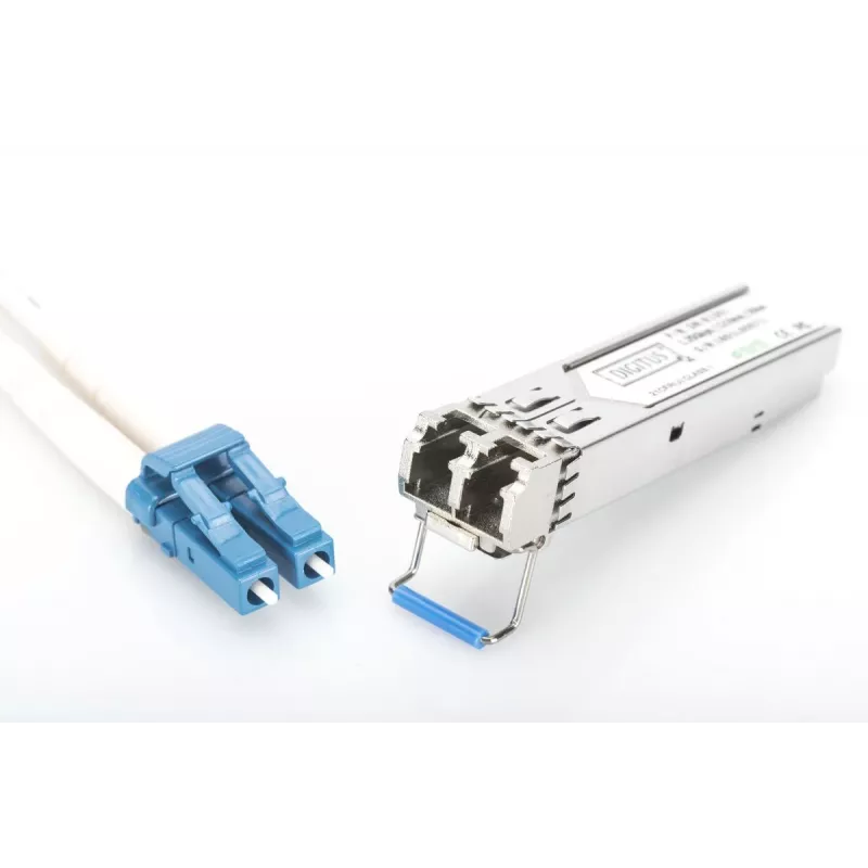 DIGITUS 1.25 Gbps SFP modulis, iki 20 km vienmodis, LC Duplex jungtis 1000Base-LX, 1310nm