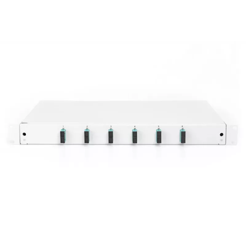 DIGITUS 1U pluošto optikos sujungimo dėžė su 6x SC duplex, OM3, DN-96320/3