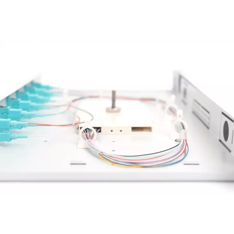 DIGITUS 1U pluošto optikos sujungimo dėžė su 6x SC duplex, OM3, DN-96320/3