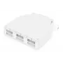DIGITUS DN-96890 - Dėžutė optinių skaidulų sujungimui ant DIN bėgelio, 6x SC/duplex movoms, pilka