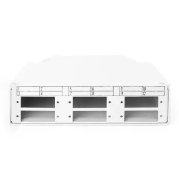 DIGITUS DN-96890 - Dėžutė optinių skaidulų sujungimui ant DIN bėgelio, 6x SC/duplex movoms, pilka