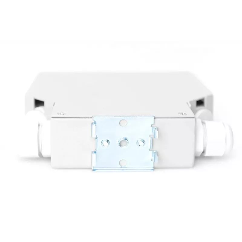DIGITUS DN-96890 - Dėžutė optinių skaidulų sujungimui ant DIN bėgelio, 6x SC/duplex movoms, pilka