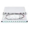 DIGITUS Optinė skirstomoji dėžė, 1U, su 12x LC duplex adapteriais, M25 varžtu, lizdine kasetė OM3 spalvotais pigtailiais