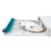 DIGITUS Optinė skirstomoji dėžė, 1U, su 12x LC duplex adapteriais, M25 varžtu, lizdine kasetė OM3 spalvotais pigtailiais