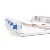 DIGITUS Skaidulinės optikos sujungimo dėžė LC OS2 1U 6xLC-DX su pigtailiais ir movomis
