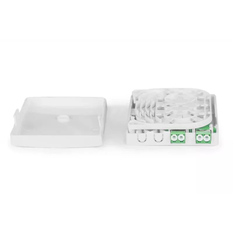 DIGITUS FTTH sieninis skirstytuvas su 2x LC(APC) DX adapteriu, paviršinis montavimas