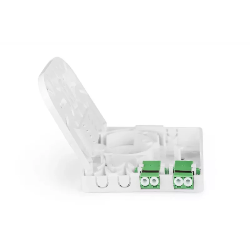 DIGITUS FTTH sieninis skirstytuvas su 2x LC(APC) DX adapteriu, paviršinis montavimas