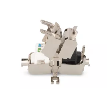 DIGITUS lauko jungtis CAT6A, 500 MHz, AWG 22-26, pilnai ekranuotas keystone dizainas, 26x35x80 mm