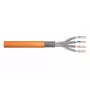 DIGITUS DK-1743-VH-250 Cat 7 S/FTP instaliacinis kabelis, AWG 23/1, simpleksinis, 1200 MHz, Dca, 250 m, oranžinis
