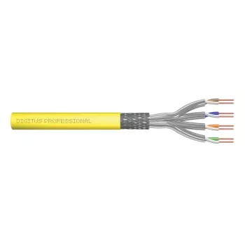 DIGITUS montavimo kabelis CAT 7A S/FTP AWG 22/1 simpleksas 500 m geltonas B2ca