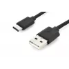 DIGITUS ASSMANN USB Type-C jungiamasis laidas, Type-C į A M/M, 2 m, 3 A, 480 Mb/s, 2.0 versija, juodas