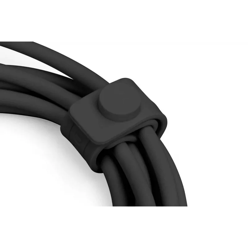 DIGITUS USB silikoninis įkrovimo laidas USB-A – Lightning 2 m USB 2.0 12 W juodas