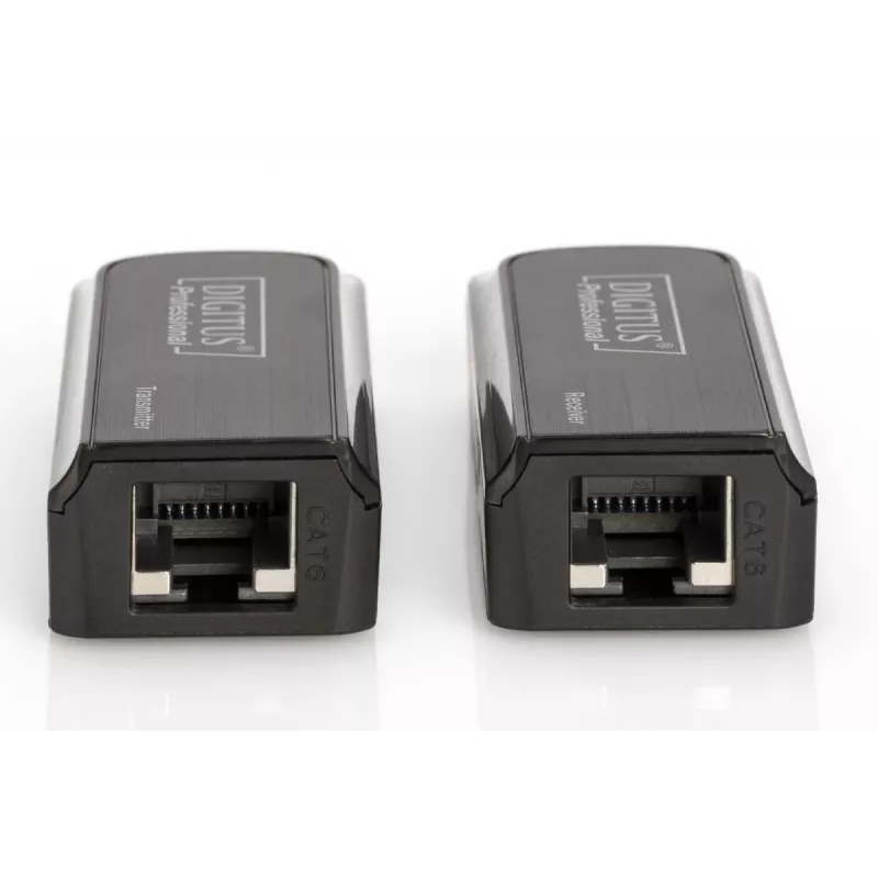DIGITUS DS-55203 Mini HDMI prailgintuvo rinkinys, Full HD 50m CAT6/6A/7, maitinamas per Micro USB, juodas