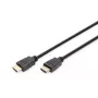 DIGITUS HDMI Premium High Speed jungiamasis laidas, tipas A M/M, 3 m su Ethernet, Ultra HD 60p, juodas