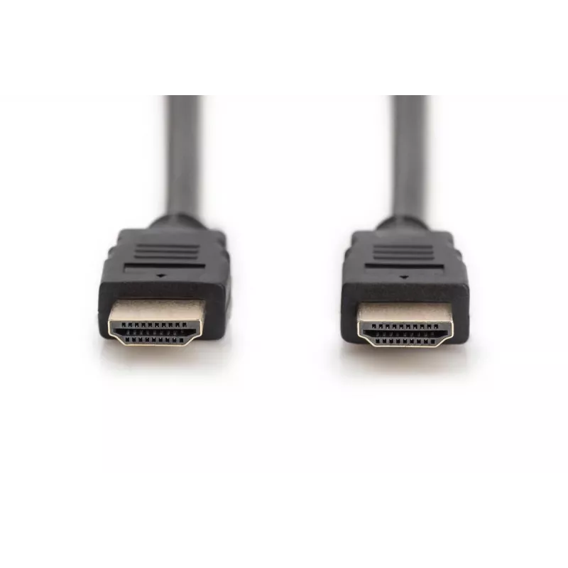 DIGITUS HDMI Premium High Speed jungiamasis laidas, tipas A M/M, 3 m su Ethernet, Ultra HD 60p, juodas