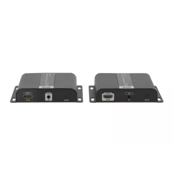 DIGITUS 4K HDMI prailgintuvų rinkinys per IP/CAT 5, 6 (120 m) su PoE maitinimu, UHD 4K/30Hz