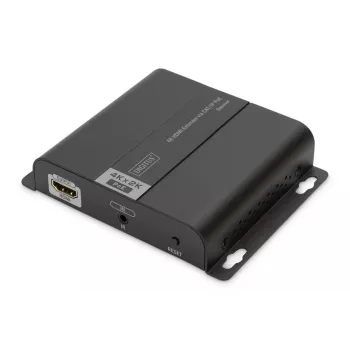 DIGITUS 4K HDMI imtuvas per IP/CAT 5, 6 (120 m), maitinamas PoE