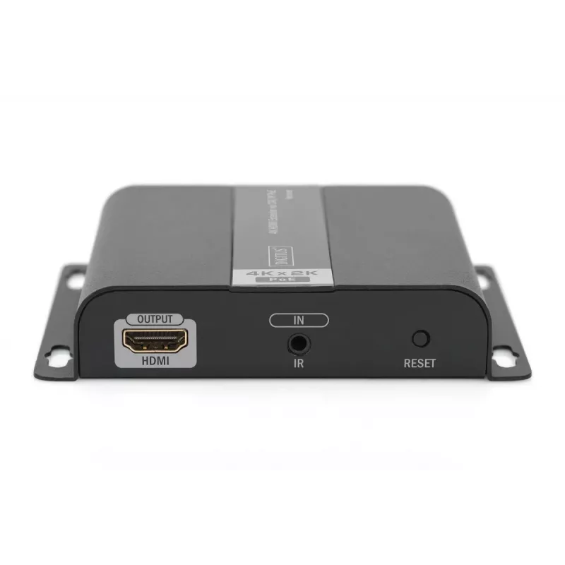 DIGITUS 4K HDMI imtuvas per IP/CAT 5, 6 (120 m), maitinamas PoE