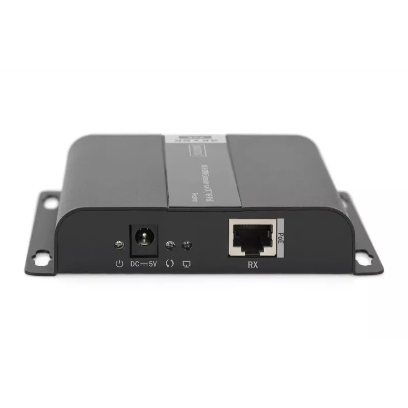 DIGITUS 4K HDMI imtuvas per IP/CAT 5, 6 (120 m), maitinamas PoE