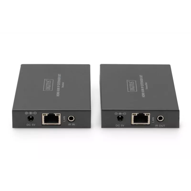 AV siųstuvas ir imtuvas, Digitus HDMI KVM IP Extender Set, 1920 x 1200 pikselių, 150 m