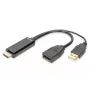 Digitus 4K HDMI adapteris HDMI į DisplayPort 0,2 m