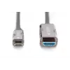 DIGITUS USB-C į HDMI AOC adapterio laidas 20 m, HDMI 2.0, 4K@60Hz, juodas