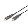 DIGITUS 4K HDMI AOC hibridinis šviesolaidinis kabelis su nuimamu kištuku, 30 m