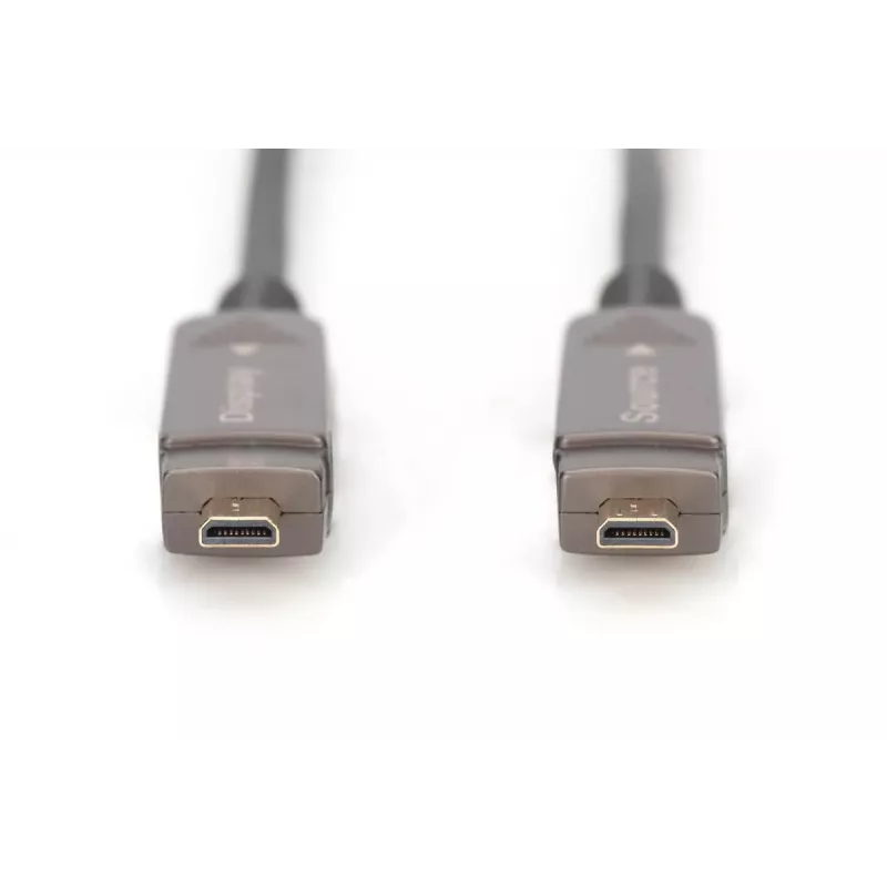 DIGITUS 4K HDMI AOC hibridinis šviesolaidinis kabelis su nuimamu kištuku, 30 m