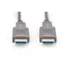 DIGITUS 4K HDMI AOC hibridinis šviesolaidinis kabelis su nuimamu kištuku, 30 m