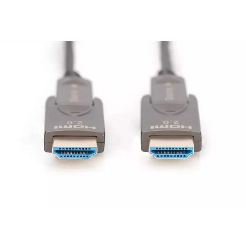 DIGITUS 4K HDMI AOC hibridinis šviesolaidinis kabelis su nuimamu kištuku, 30 m