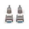 DIGITUS 4K HDMI AOC hibridinis šviesolaidinis kabelis su nuimamu kištuku, 30 m