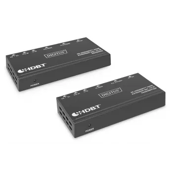 DIGITUS 4K HDBaseT ilgintuvų rinkinys 70 m PoC RS232 IR juodas