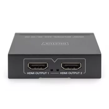 DIGITUS 4K HDMI skirstytuvas 1x2, 4K/30Hz, juodas