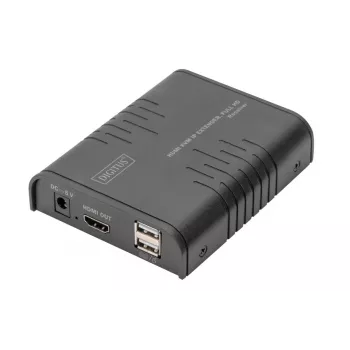 Digitus HDMI KVM IP imtuvas Full HD laidinis 120m USB DS-55530