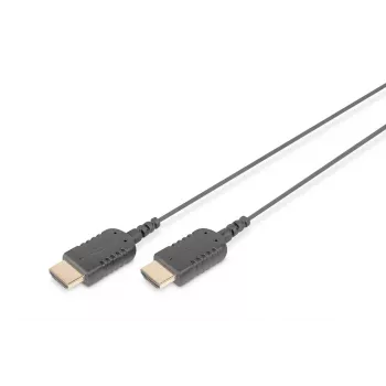 DIGITUS HDMI High Speed aktyvus laidas, A tipo, HighFlex M/M, 2,0 m, 4K Ultra HD@30Hz, CE, aukso juodas