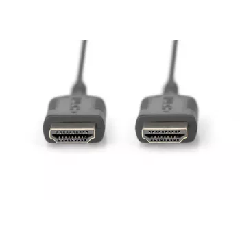 DIGITUS HDMI High Speed aktyvus laidas, A tipo, HighFlex M/M, 2,0 m, 4K Ultra HD@30Hz, CE, aukso juodas