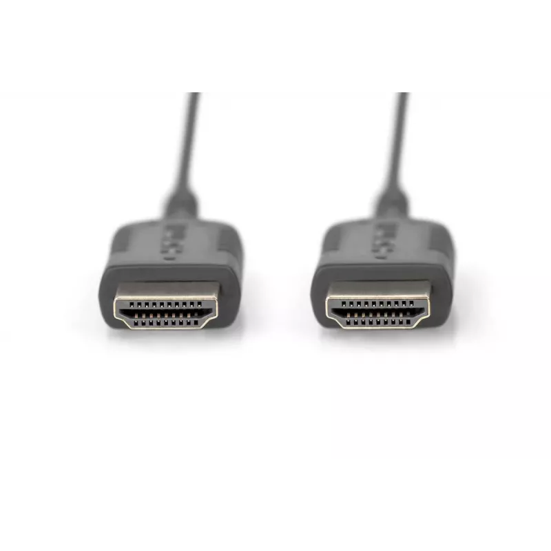 DIGITUS HDMI High Speed aktyvus laidas, A tipo, HighFlex M/M, 2,0 m, 4K Ultra HD@30Hz, CE, aukso juodas