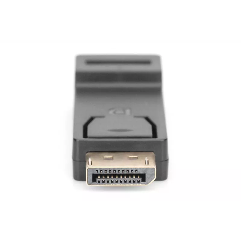 DIGITUS DisplayPort adapteris, DP - HDMI A lizdas/kištukas, su fiksavimu, DP 1.1a, Full HD, CE, juodas