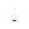 DIGITUS ASSMANN Mini DisplayPort – HDMI adapteris, aktyvus, 20 cm, 4K @ 60 Hz, baltas