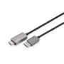 DIGITUS DP į HDMI adapterio laidas 8K 60Hz, aliuminio korpusas, juodas, 2 m