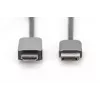DIGITUS DP į HDMI adapterio laidas 8K 60Hz, aliuminio korpusas, juodas, 2 m