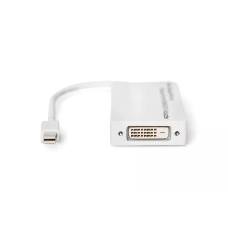 DIGITUS MiniDP į DP HDMI DVI adapteris 20cm DP 1.1a baltas
