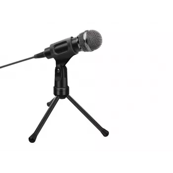 Equip Mini stalinis mikrofonas, -30 dB, 30–16000 Hz, 2200 Ω, laidinis, 3,5 mm lizdas