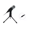 Equip Mini stalinis mikrofonas, -30 dB, 30–16000 Hz, 2200 Ω, laidinis, 3,5 mm lizdas